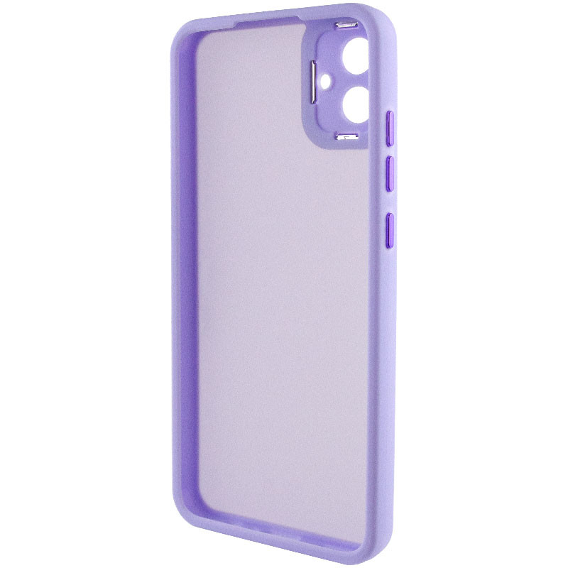 Фото TPU+PC чохол Accent на Samsung Galaxy A06 (White / Purple) в маназині vchehle.ua