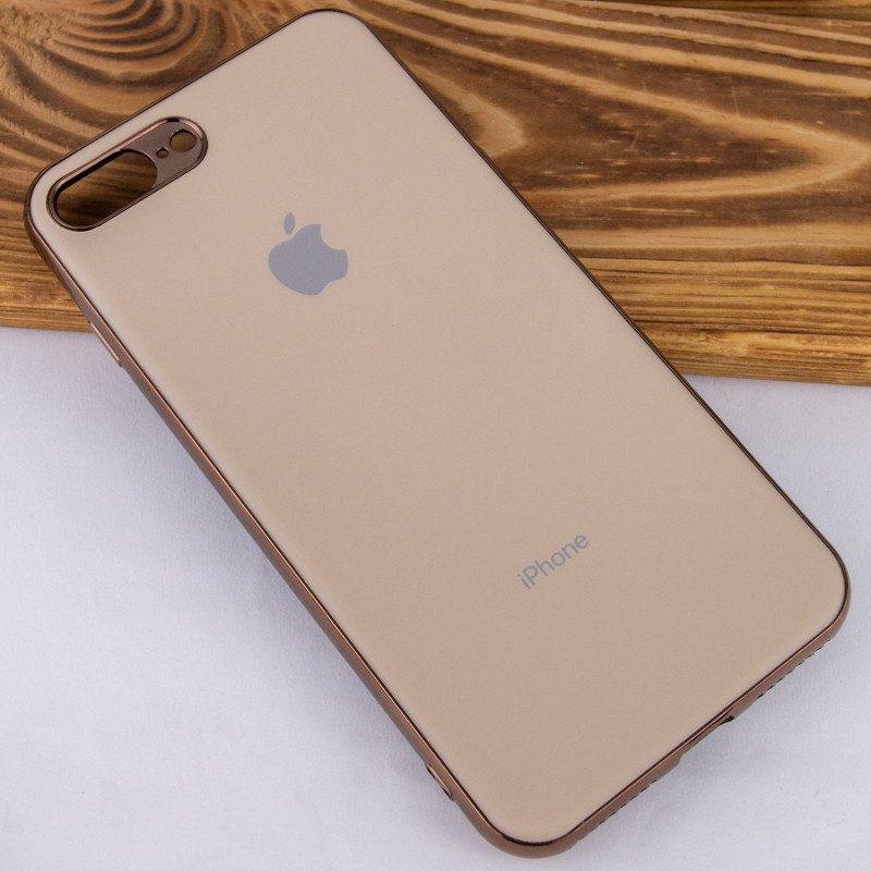 Фото TPU чехол Matte LOGO для Apple iPhone 7 plus / 8 plus (5.5") (Золотой / Gold) на vchehle.ua