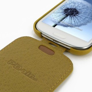 Шкіряний чохол Pdair (Slim Case) на Samsung i9300 Galaxy S3 (Жовтий) в магазині vchehle.ua