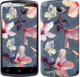 

Чехол Нарисованные цветы для Lenovo S920 596223