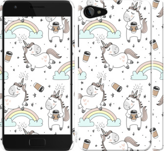 

Чехол Единорог и кофе для Lenovo ZUK Z2 840815