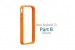 Бампер SGP Neo Hybrid 2S Mix & Match Part B [Silicone Only] для iPhone 4/4s (Оранжевый / Orange)