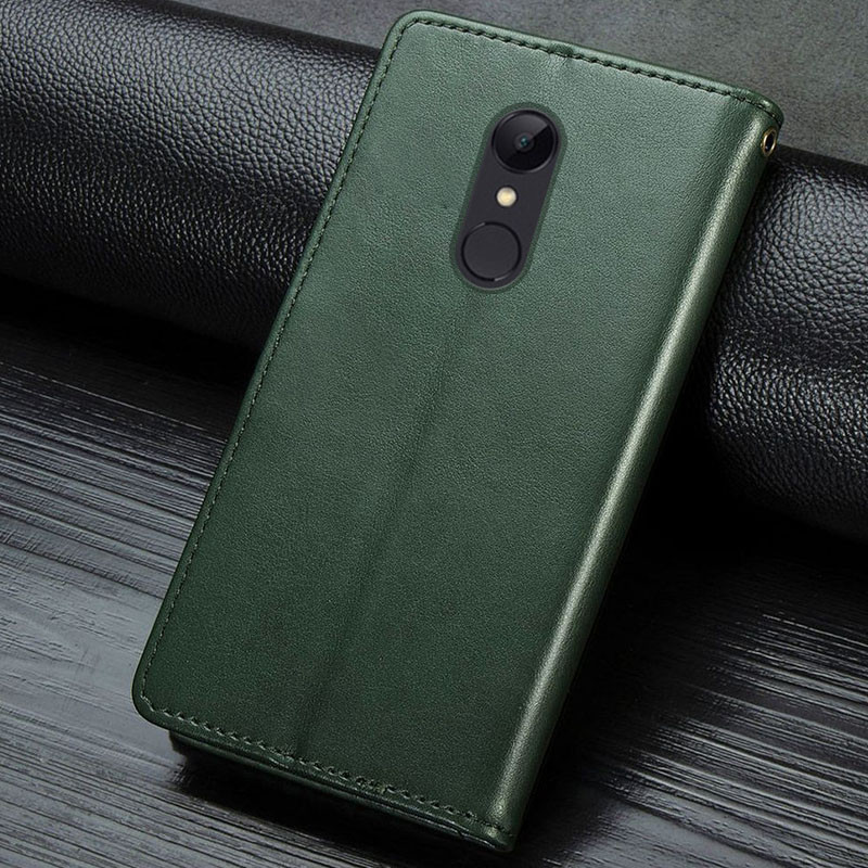 Купить Кожаный чехол книжка GETMAN Gallant (PU) для Xiaomi Redmi Note 4X / Note 4 (Snapdragon) (Зеленый) на vchehle.ua