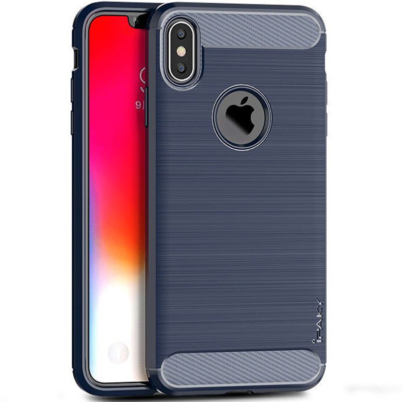 

TPU чохол iPaky Slim Series для iPhone X (5.8") (Синій) 279148