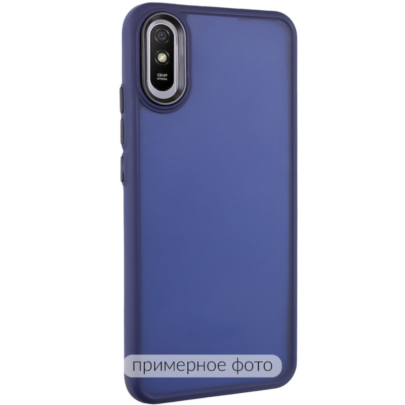 Чехол TPU+PC Lyon Frosted для Oppo A60 4G (Navy Blue)