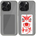 Фото TPU+PC чохол Ink Show на Apple iPhone 14 Pro Max (6.7") (Titanium) на vchehle.ua