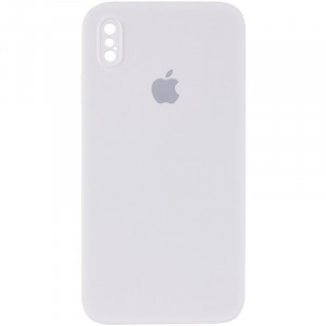 Чохол Silicone Case Square Full Camera Protective (AA) для iPhone XS (5.8")