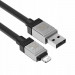 Купить Дата кабель Baseus CoolPlay Series USB to Lightning 2.4A (1m) (CAKW00040) (Black) на vchehle.ua