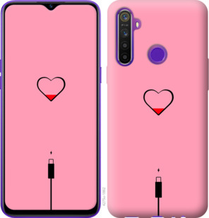 

Чехол Подзарядка сердца1 для Realme 5 919933
