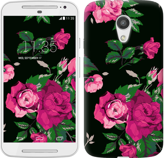 

Чохол Троянди на чорному тлі на Motorola Moto G2 547142