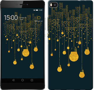 

Чехол Иллюстрация ночного города для Huawei Ascend P8 592435