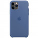 Чохол Silicone case (AAA) на Apple iPhone 11 Pro Max (6.5") (Синій / Linen Blue)