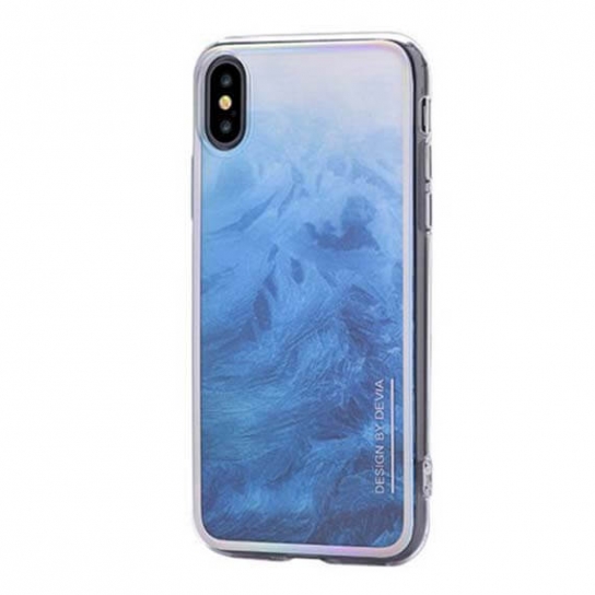 

Силиконовый чехол Devia "Landscape" для Apple iPhone X (5.8") (Синий / Белый) 360633