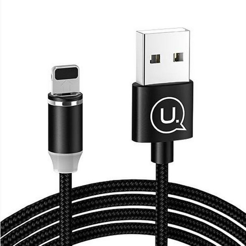 Дата кабель USAMS US-SJ292 USB to Lightning (1m) (Чорний)