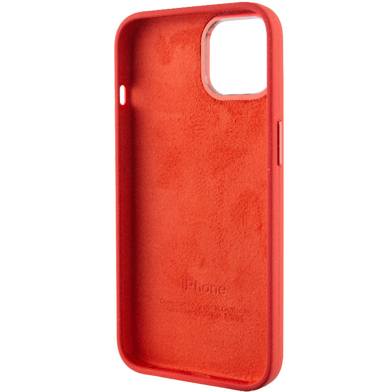 Купить Чехол Silicone Case Metal Buttons (AA) для Apple iPhone 13 (6.1") (Красный / Red) на vchehle.ua