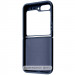 Фото Чохол Foldables Silicone Cover Lakshmi (AAA) на Motorola Razr 50 (Темно-синій / Midnight blue) на vchehle.ua