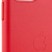 Фото Кожаный чехол Leather Case (AA Plus) для Apple iPhone 11 Pro (5.8") (Crimson) в магазине vchehle.ua