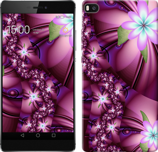 

Чехол Цветочная мозаика для Huawei Ascend P8 121121