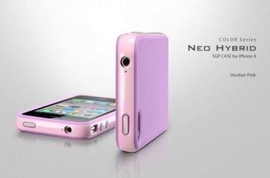 Чехол SGP Neo Hybrid Color Series (6 цветов) для Iphone 4