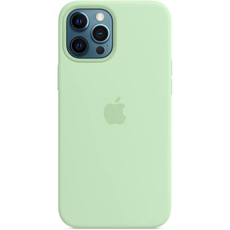 Чохол Silicone Case Full Protective (AA) на Apple iPhone 15 Pro Max (6.7") (Зелений / Pistachio)