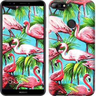 

Чохол Tropical background для Huawei Y7 Prime (2018) 669897