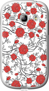 

Чехол Красные розы на белом фоне для Samsung Galaxy Fame S6810 1388525
