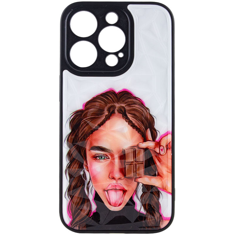 TPU+PC чохол Prisma Ladies на Apple iPhone 14 Pro (6.1") (Chocolate)