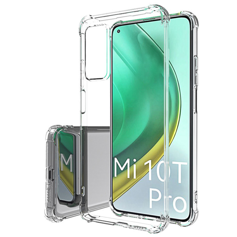 TPU чохол Epic Ease з посиленими кутами на Xiaomi Mi 10T / Mi 10T Pro (Прозорий / Transparent)