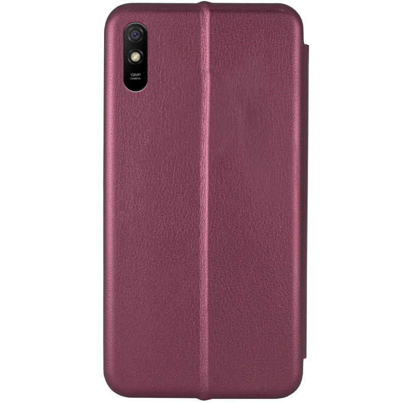 Фото Шкіряний чохол-книжка Classy на Xiaomi Redmi 9A (Бордовий) на vchehle.ua