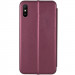 Фото Шкіряний чохол-книжка Classy на Xiaomi Redmi 9A (Бордовий) на vchehle.ua