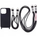 Чехол TPU two straps California для Apple iPhone 13 (6.1") (Черный)