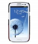 Фото #Кожаная накладка Melkco Mix and Match для Samsung i9300 Galaxy S3 (Black Snake / Vintage red) на vchehle.ua