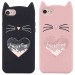 Силиконовый чехол Love Cat 3D для Apple iPhone 7 / 8 (4.7")