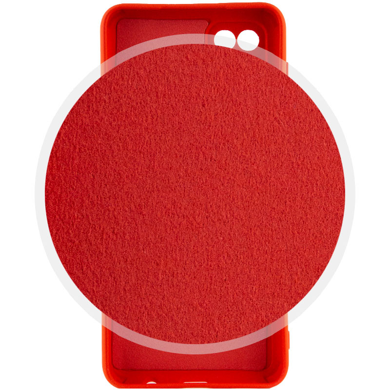 Фото Чехол Silicone Cover Lakshmi Full Camera (AA) для Samsung Galaxy A12 (Красный / Red) в магазине vchehle.ua