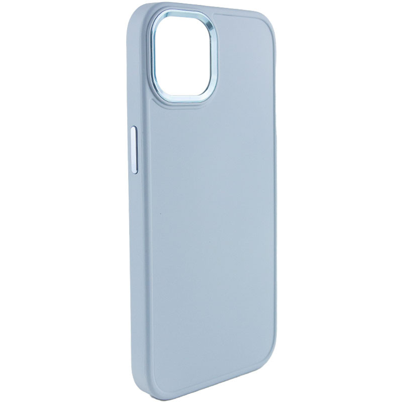 TPU чехол Bonbon Metal Style для Apple iPhone 14 (6.1") (Голубой / Mist blue)