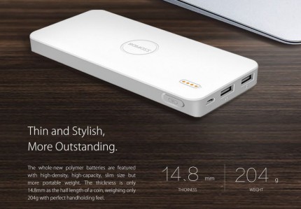 Фото Портативное зарядное устройство Power Bank ROMOSS Polymos 10 Air (PB10-403) (10000mAh) на vchehle.ua