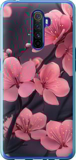 Чохол Пурпурна сакура на Realme X2 Pro