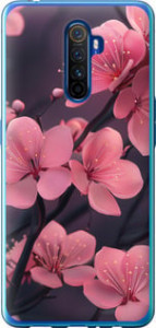 Чехол Пурпурная сакура для Realme X2 Pro