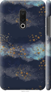 

Чехол Ночь золотые звезды для Meizu 15 Plus 1406121