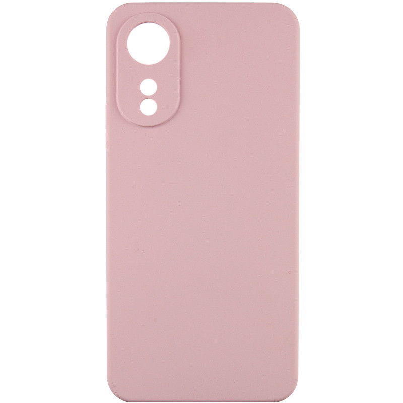 Чохол Silicone Cover Lakshmi Full Camera (AAA) на Oppo A78 4G (Рожевий / Pink Sand)