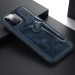Заказать Кожаная накладка Nillkin Aoge (с карманом) для Apple iPhone 12 Pro Max (6.7") (Синий) на vchehle.ua
