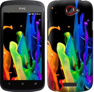 

Чохол бризки фарби на HTC One S z560e 381253