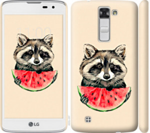 Чехол Енотик с арбузом для LG K8 K350E