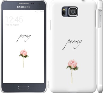 

Чохол Півонія на Samsung Galaxy Alpha G850F 754258
