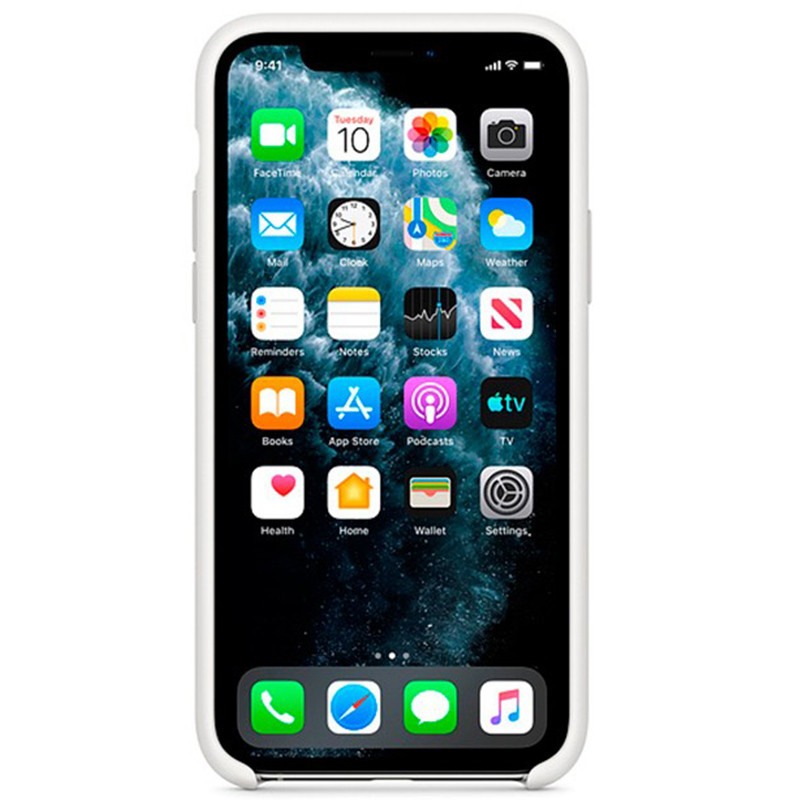 Фото Чохол Silicone case (AAA) на Apple iPhone 11 Pro (5.8") (Білий / White) на vchehle.ua