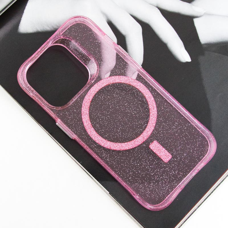 Фото Чохол TPU Radiance with Magnetic safe для Apple iPhone 14 Pro Max (6.7") (Pink) на vchehle.ua