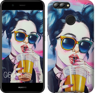 

Чохол Арт-дівчина в окулярах на Huawei Nova 2 626599