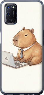 Чехол Funny Capybara CEO Working для Oppo A52
