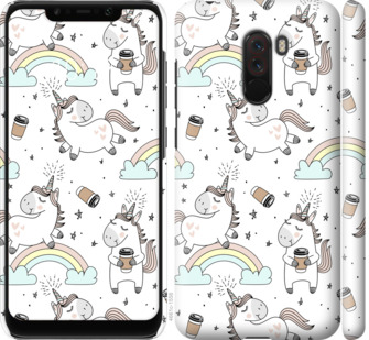 

Чехол Единорог и кофе для Xiaomi Pocophone F1 840938