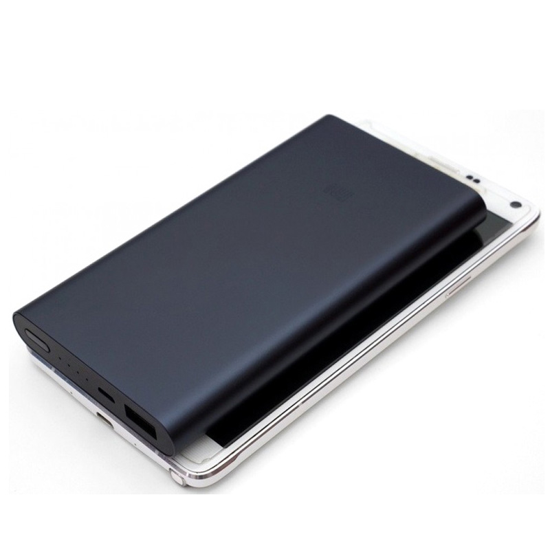 Портативное зарядное устройство Xiaomi Mi Power Bank 2 10000 mAh Q3 (PLM02ZM)(1 USB 2.4A) (Черный) в магазине vchehle.ua